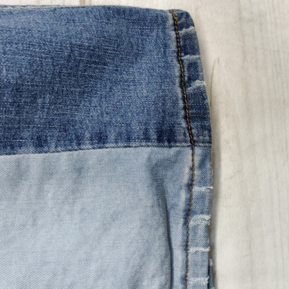 Skylar & Jade Two Tone Denim Mini Skirt, Size 26 - Picture 6 of 10